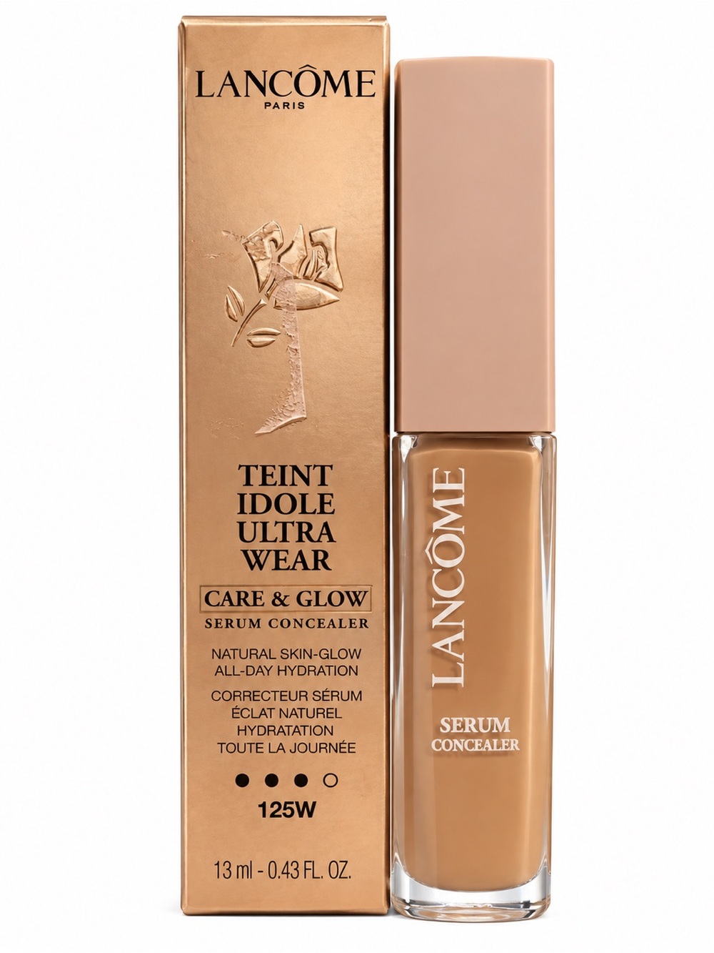 Lancôme Teint Idole Ultra Wear Care + Glow Serum Concealer in: 125W - NEW